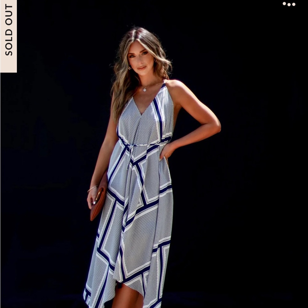Vici Collection/Aakaa Geometric Patterned Dress - Size Medium